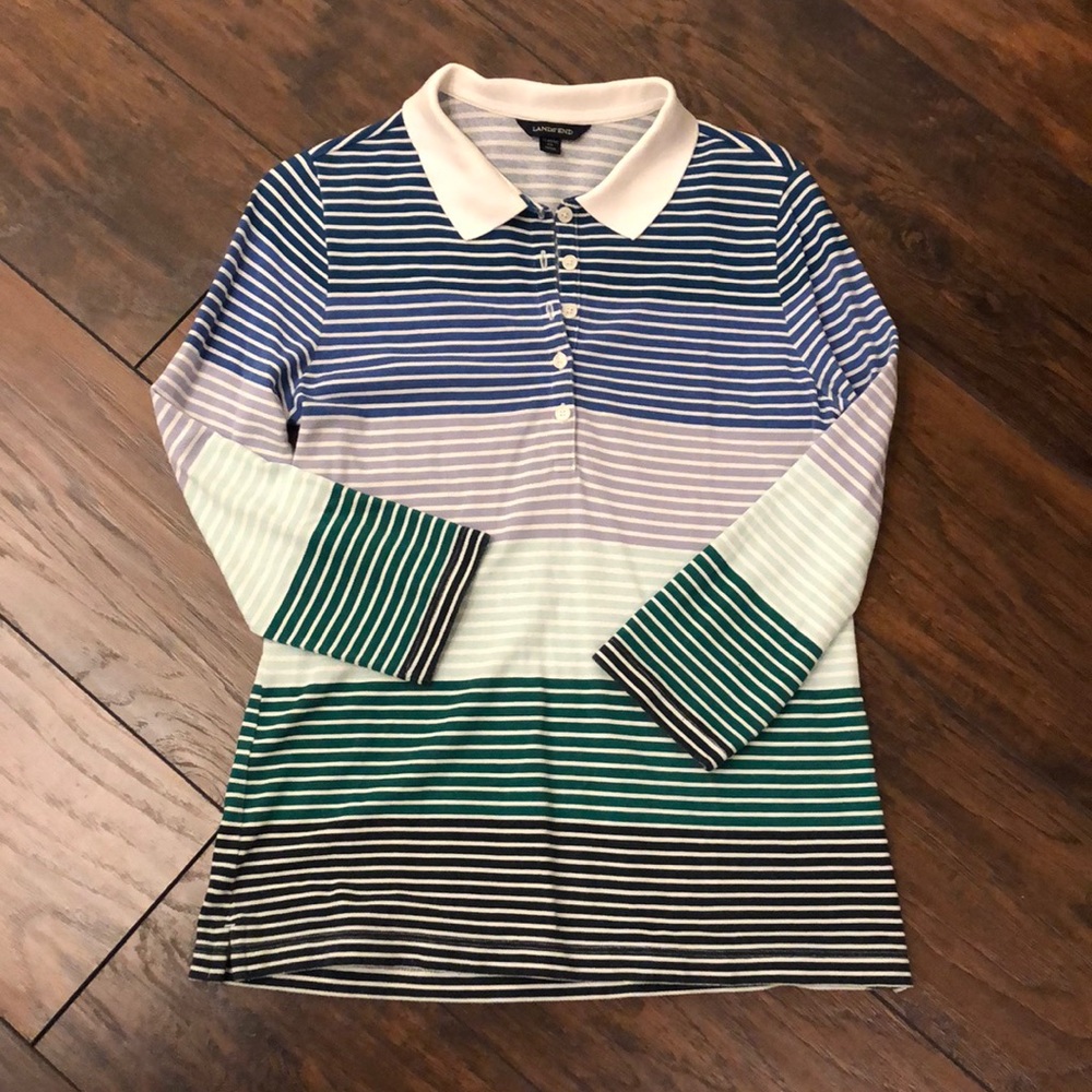 EUC Lands’ End long sleeve polo
